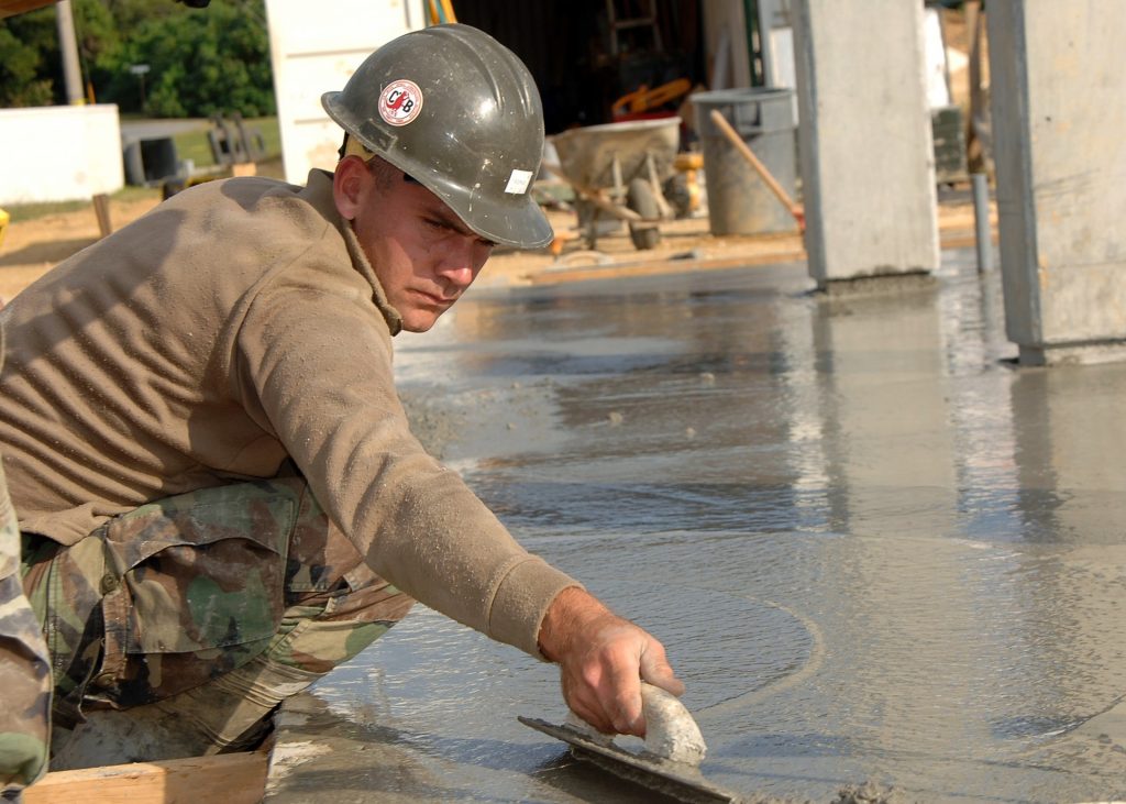 Concrete Resurfacing Worker